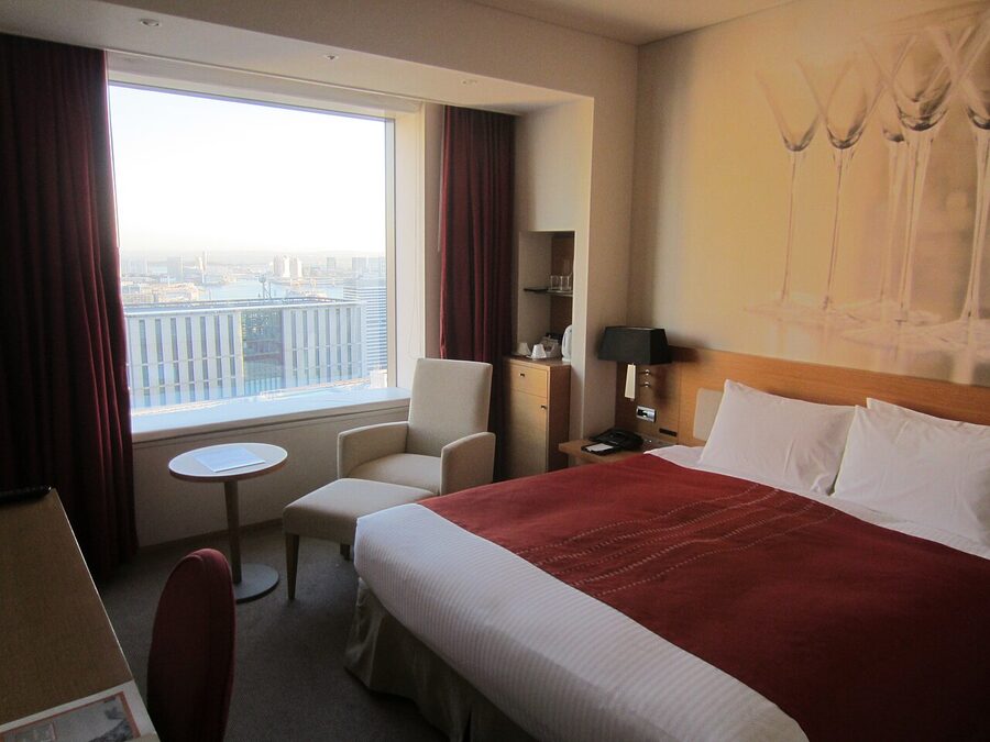 Japanese hotel room Park Hotel Tokyo interior