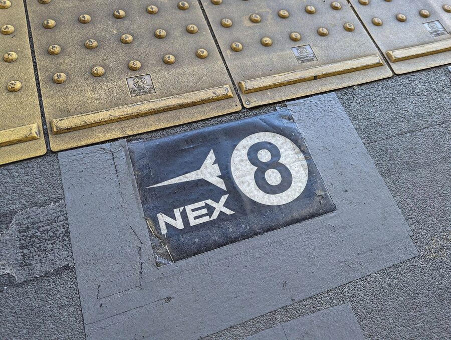 Narita Express sign at station