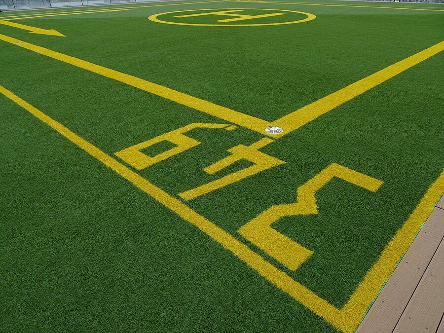 Shibuya Sky heliport platform