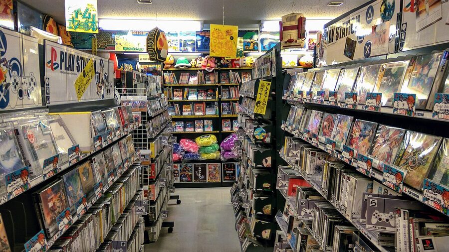 Super Potato sign Akihabara
