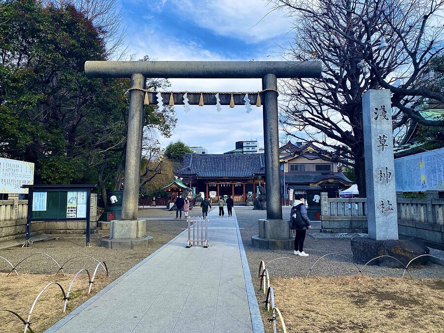 Asakusa Shrine next to Senso-ji