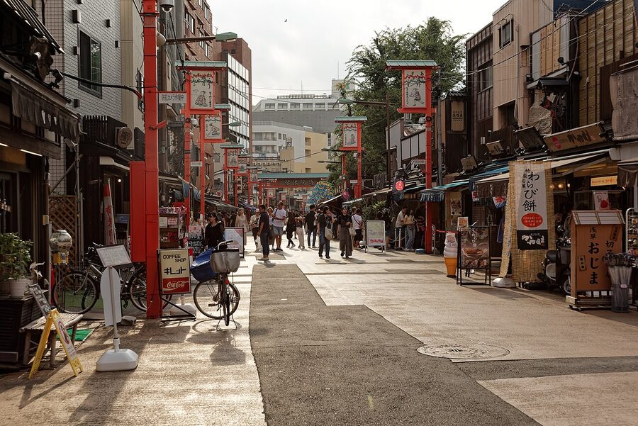 Asakusa district Tokyo street 2024