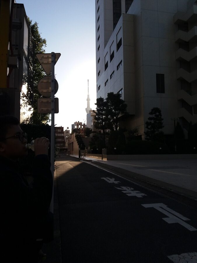A street in Asakusa Tokyo