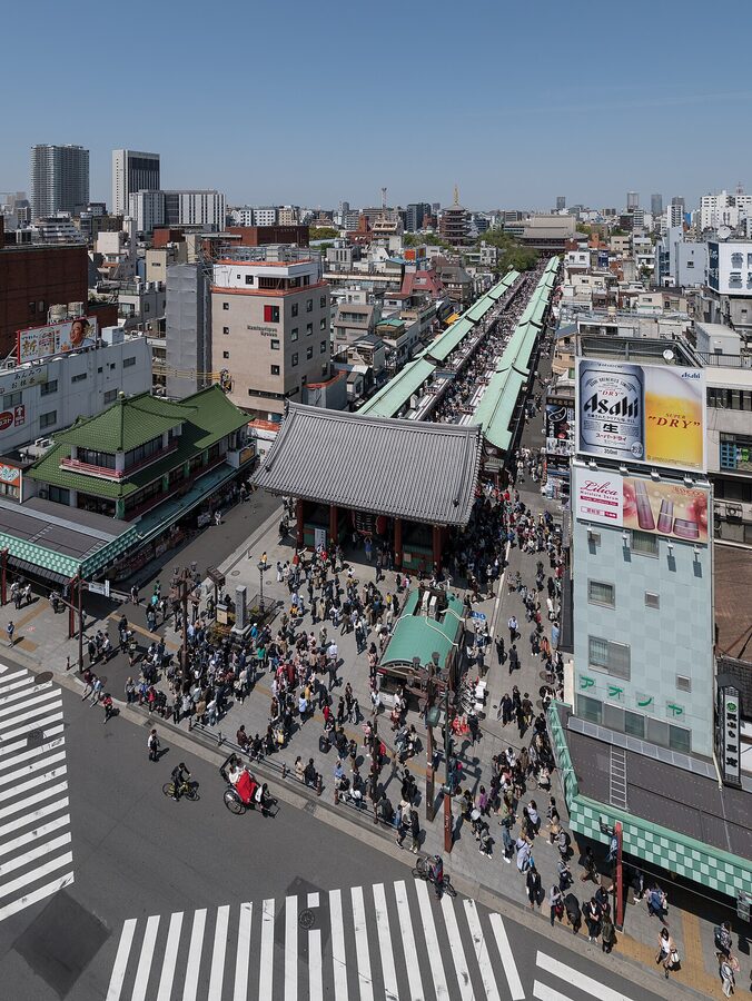 Asakusa from the Culture Tourist Center