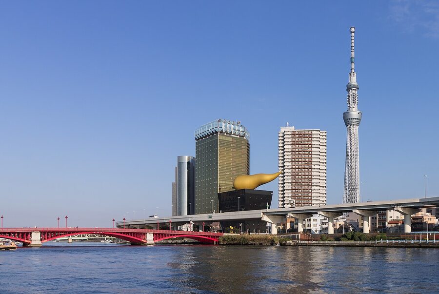 Azuma Bridge across the Sumida River