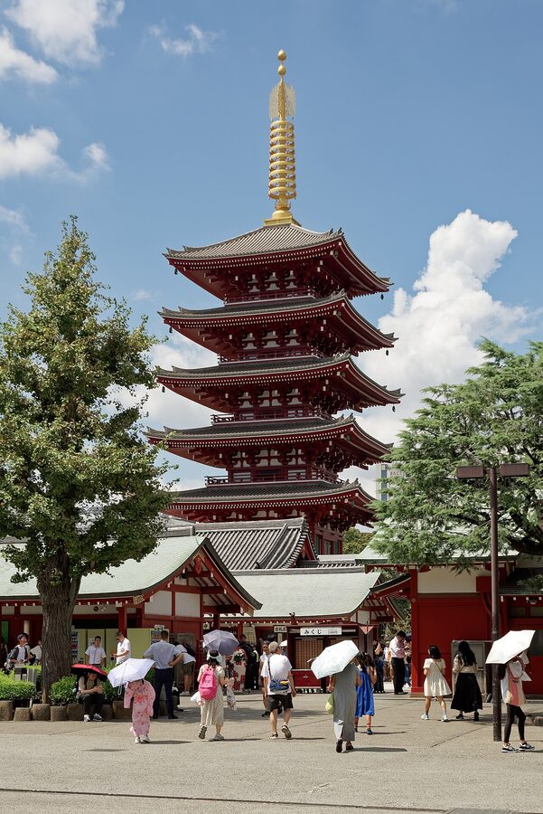 Five-storied pagoda Senso-ji