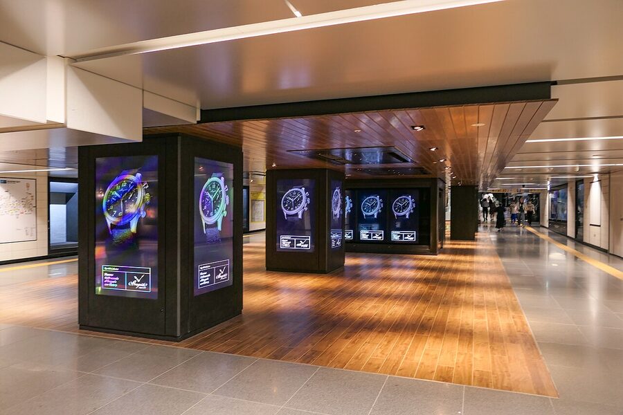 Ginza station concourse Tokyo metro