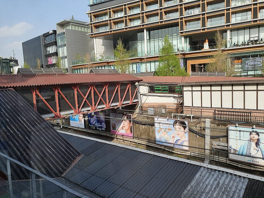 Rebuilt Harajuku Station exterior 2021