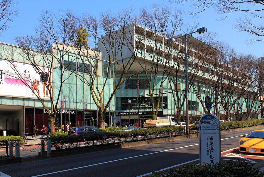 Omotesando Hills building designed by Tadao Ando
