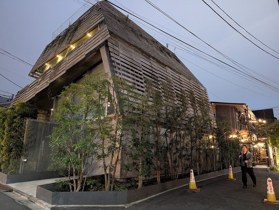 Sunday evening lights on Omotesando Tokyo