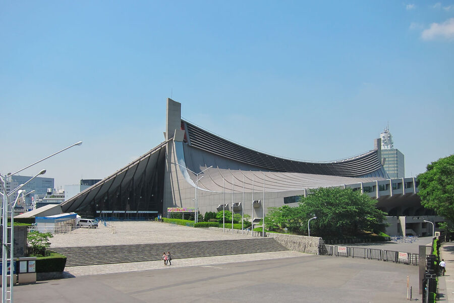 Yoyogi National Gymnasium alternate exterior view
