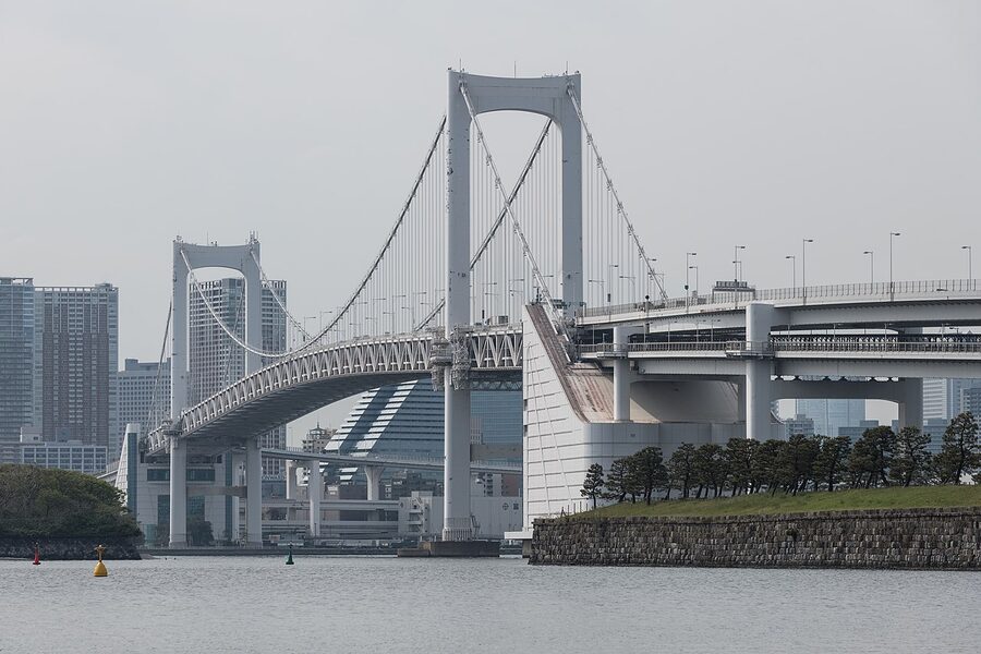 Rainbow Bridge south view from Odaiba