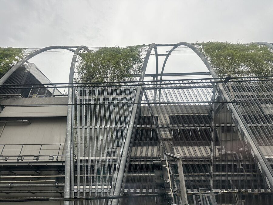 Miyashita Park rooftop with open space