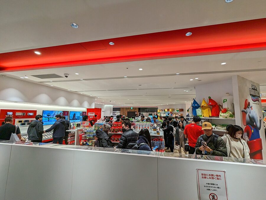 Nintendo Tokyo store inside Shibuya PARCO