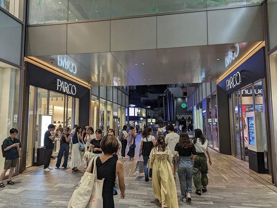 Shibuya PARCO building exterior