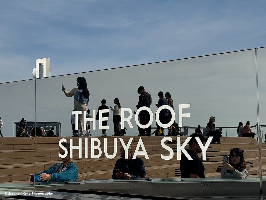 Shibuya Sky Observation Deck rooftop