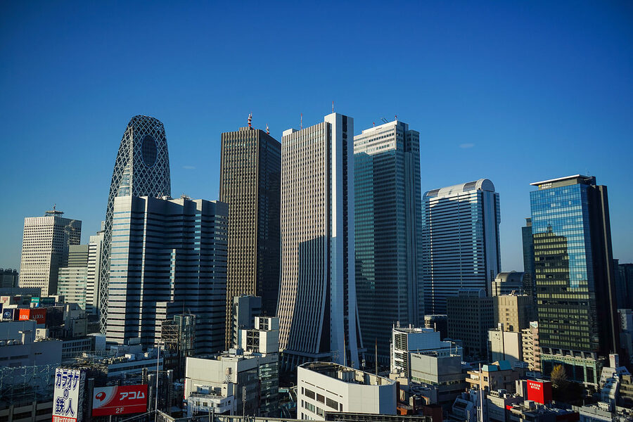 Shinjuku skyline Tokyo