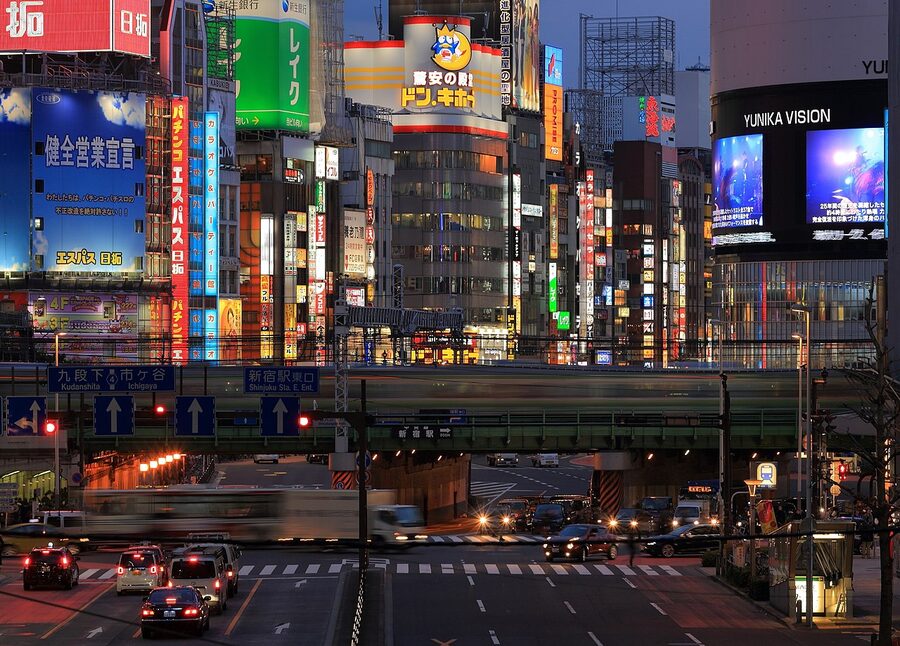 Shinjuku at night