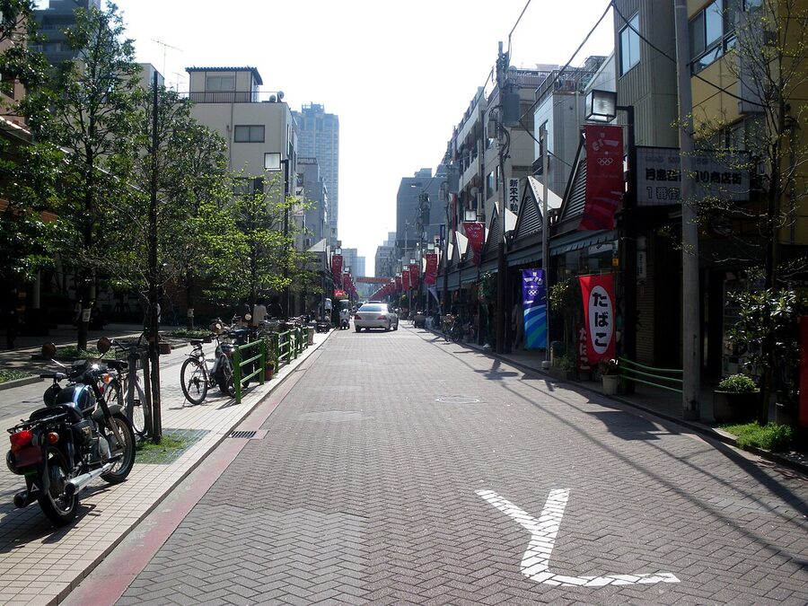 Tsukishima monja street