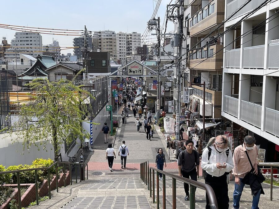 Yanaka Ginza entrance archway