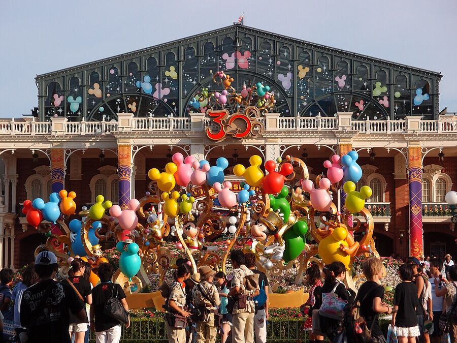 Tokyo Disney Resort entrance gates