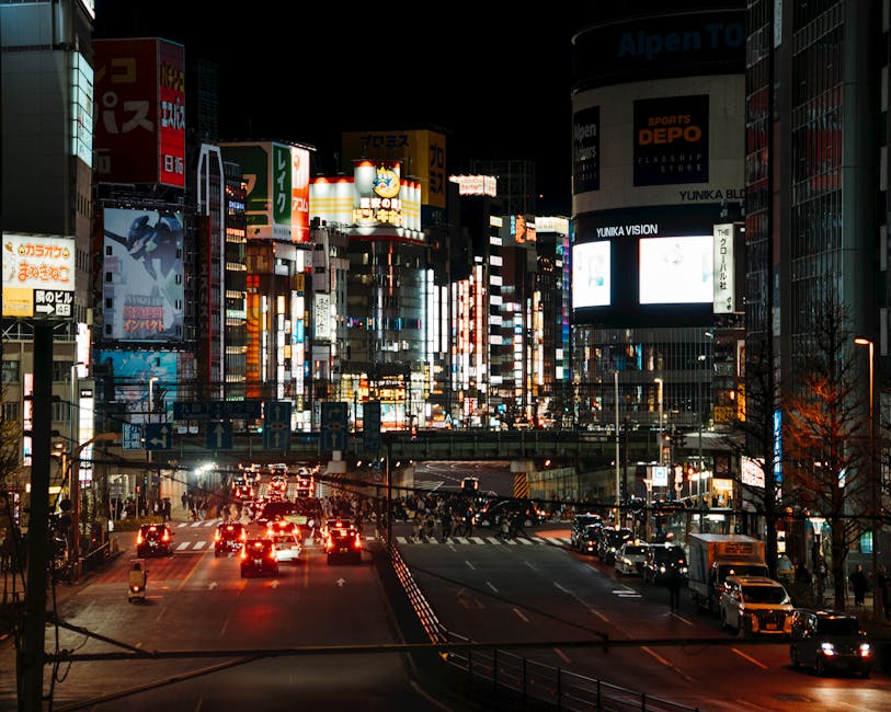 Shinjuku at night