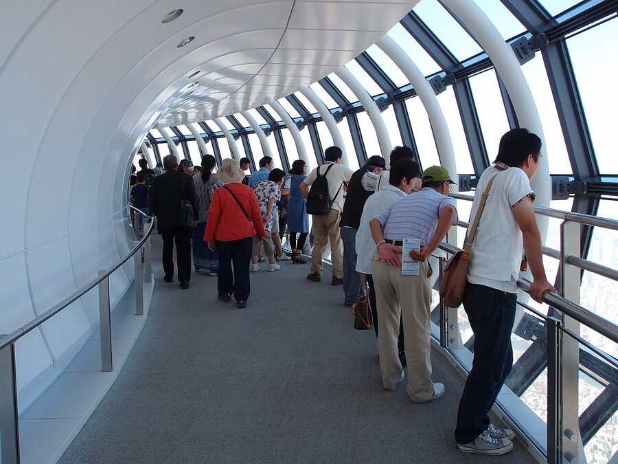 Tembo Galleria Skytree spiral ramp