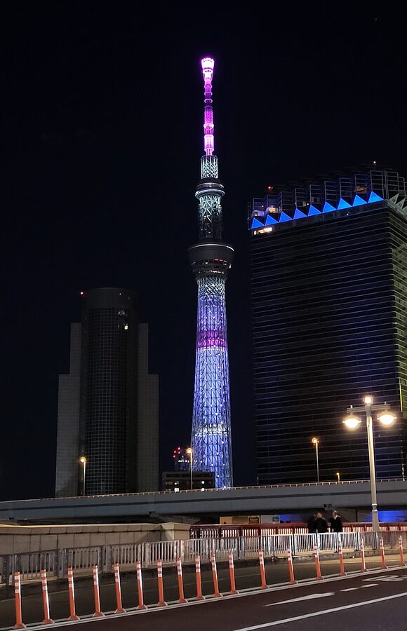 Tokyo Skytree at night
